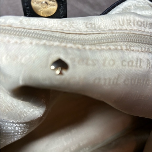 Kate Spade New York Ruby Nylon Leather Trimmed Tote w/Bow on front - Picture 13 of 14